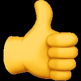 Create meme: Emoji, thumbs up, smiley like without background