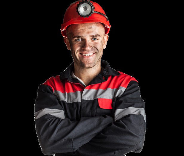 Create meme: miner's helmet, happy miner's day, Happy Builder's Day miners