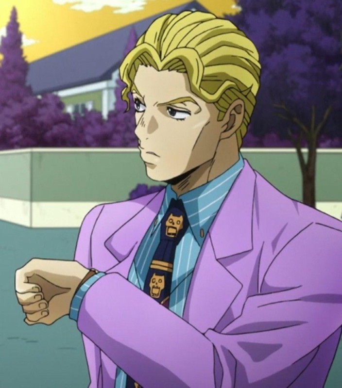 Create meme: Kira Yoshikage anime, jojo Kira Yoshikage, My name is kira yoshikage I'm 33