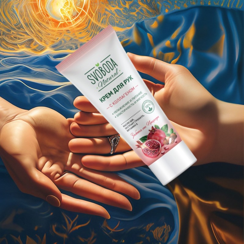 Create meme: svoboda hand cream, freedom hand cream, hand cream