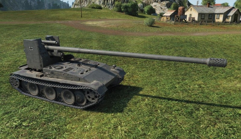 Create meme: grille 15 tank, tank destroyer grille 15, Grill 15 blitz