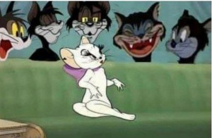 Create meme: Tom and Jerry love, Tom and Jerry meme about Tom, tom and jerry casanova cat