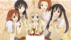 Создать мем: k-on happy birthday, аниме кейон зак, аниме открытки с днем рождения