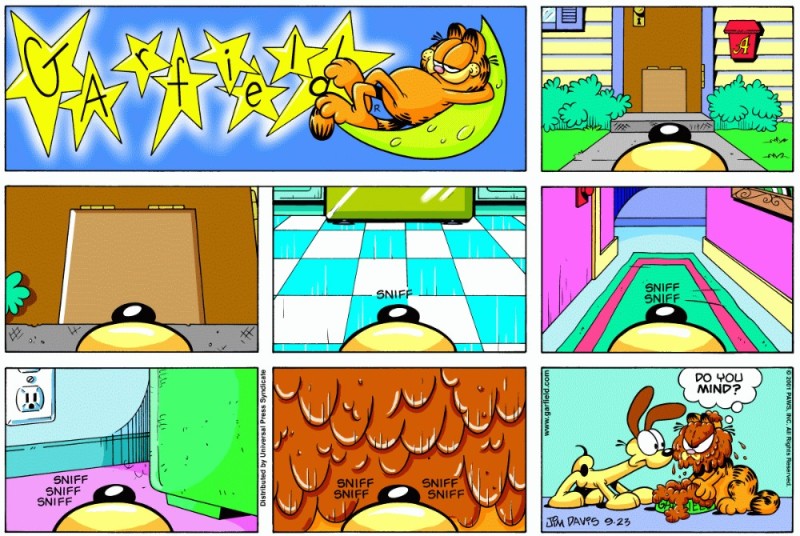 Create meme: garfield , Garfield Comics, Garfield Strip comics