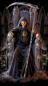 Create meme: the skeleton on the throne, death on the throne, death on the throne pictures