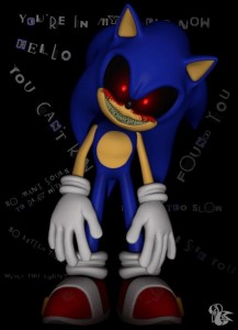 Создать мем: соник и соник ехе, sonic exe, соник exe