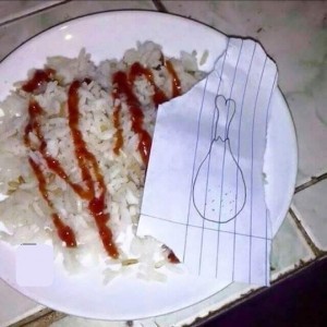 Create meme: cooking, rice with chicken, dinner