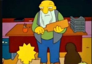 Create meme: simpsons jasper, Jasper the simpsons, the old man Jasper from the simpsons