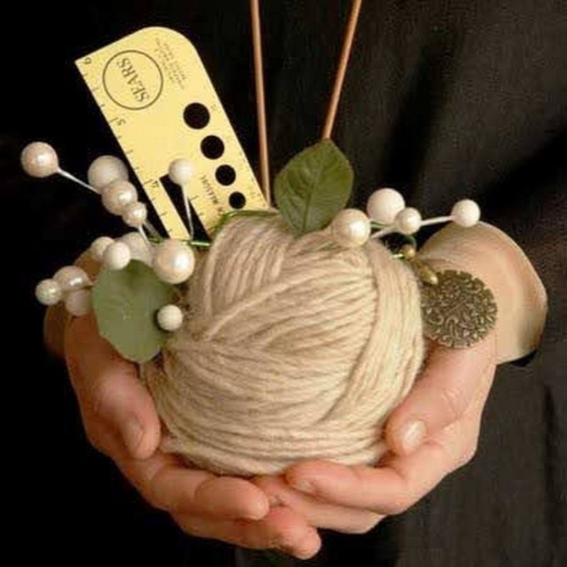 Create meme: needlework, handicraft products, a ball of yarn