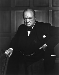 Create meme: Sir Winston Churchill and this is not Denis Tarasov