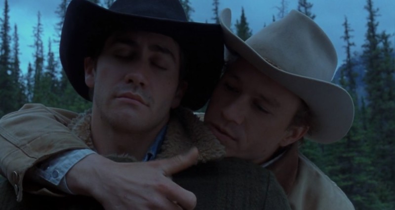 Create meme: Brokeback mountain , Brokeback mountain 2005 film kiss, brokeback