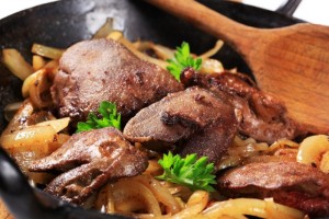 Create meme: braised duck, Coq AU VIN dish photo, chicken liver dish