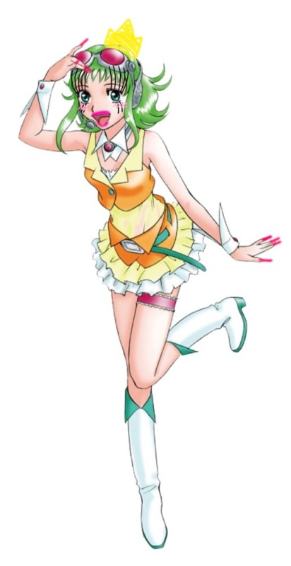 Create meme: gumi vocaloid, Vocaloid gumi, Gumi is a full-length vocaloid