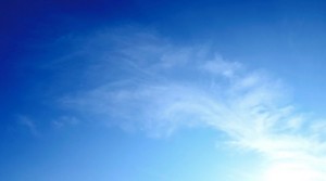 Create meme: blue sky and clouds, blurred image, blue sky