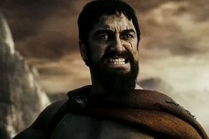 Создать мем: спартанец, gerard butler, this is sparta