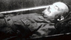 Create meme: Lenin, in his coffin, Vladimir Ilyich Lenin, photos of Lenin in the mausoleum