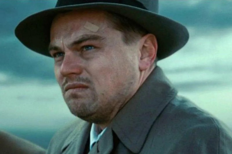 Create meme: DiCaprio shutter island, DiCaprio island, Leonardo DiCaprio meme of shutter island