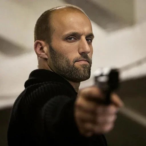 Create meme: actor jason statham, Russian Jason Statham, Jason Statham with a gun