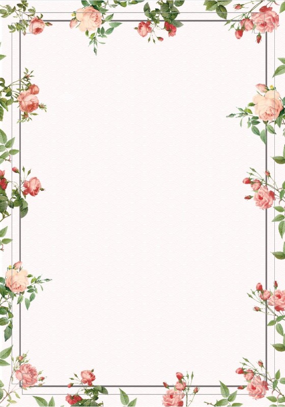 Create meme: background floral frame, flowers frame, frame of roses