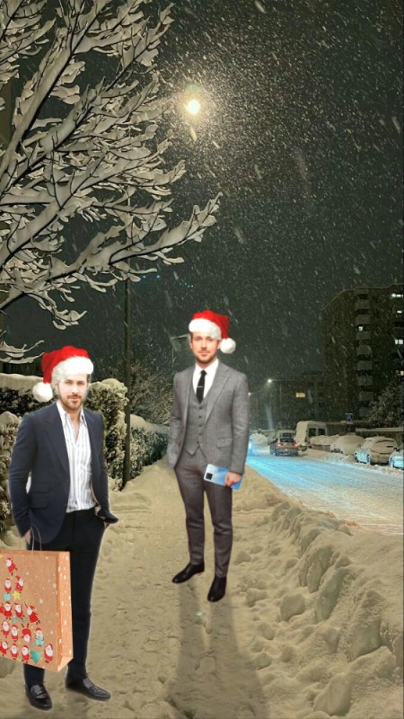 Create meme: snow , screenshot , Christmas