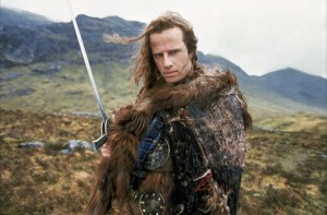 Create meme: Christopher Lambert, highlander, Connor Macleod