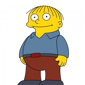 Создать мем: sad ralph wiggum, ральф виггам симпсоны день святого валентина, ральф симпсоны