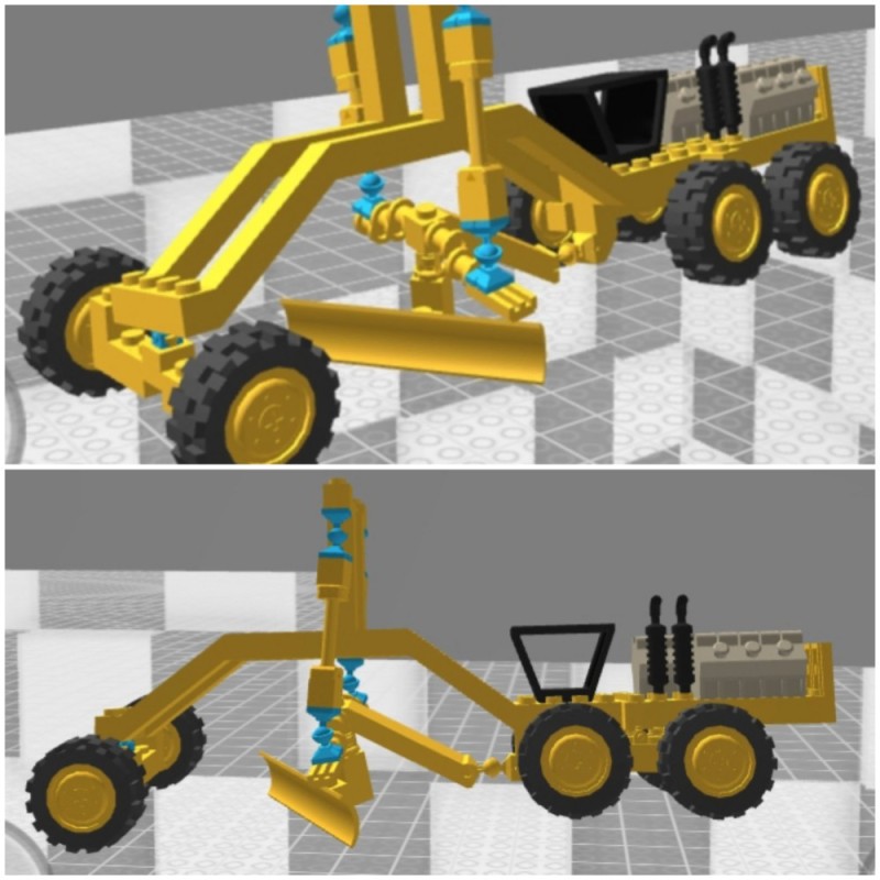 Create meme: the bulldozer machine, grader, lego bulldozer