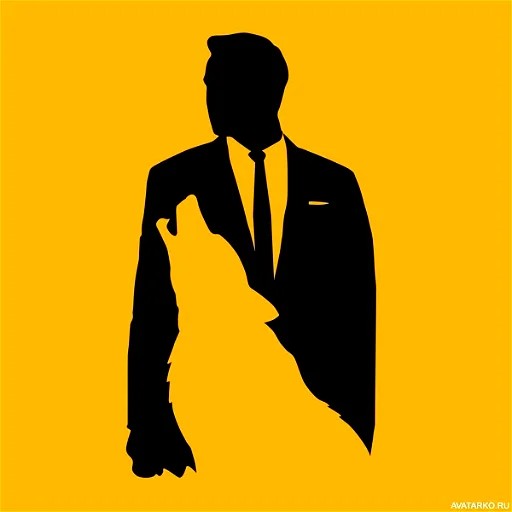 Create meme: The wolf of Wall Street, male silhouette, silhouette