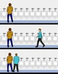 Create meme: the meme about the toilet, meme with urinals template, meme with urinals