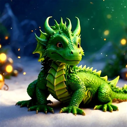 Create meme: The tree dragon, the year of the green dragon, green dragon