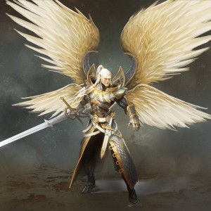 Create meme: wings of the Archangel, heroes 6 angel, the Archangel Michael 6 characters