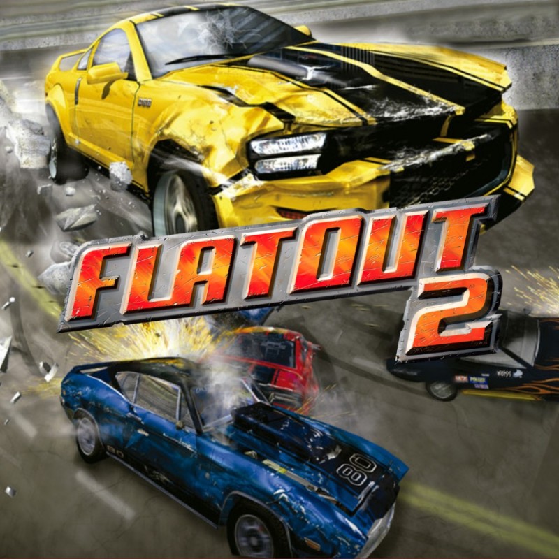 Создать мем: flatout 2 обложка, игра flatout 2, flatout