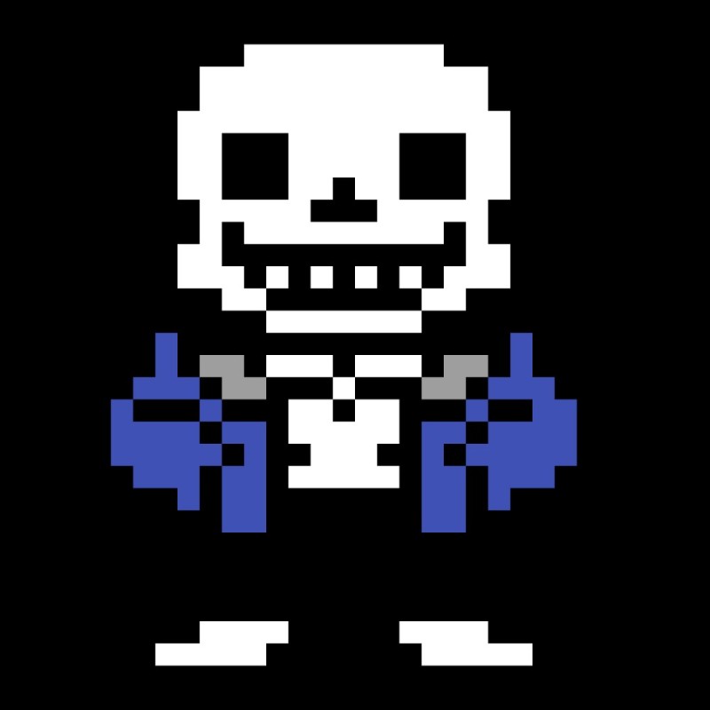 Create meme: sans pixel, sans pixel, undertail sans pixel