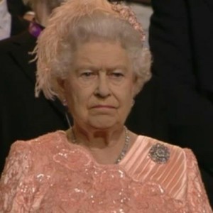 Создать мем: the queen, queen elizabeth ii, Queen Elizabeth Is Not Impressed