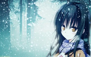 Create meme: anime Wallpapers images, Anime, anime girl winter