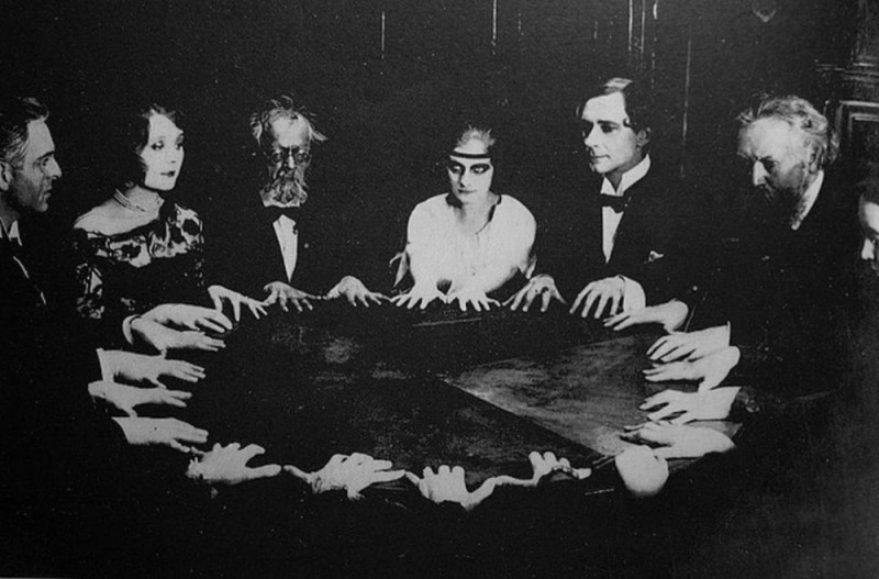 Create meme: spiritualism, seance 