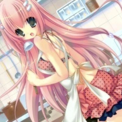 Create meme: anime girl, cute drawings anime, anime girl in an apron