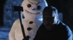 Create meme: Bob Dylan, snowman 1997, scary snowman