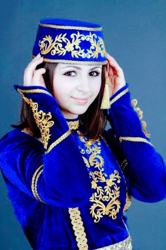 Create meme: Beye the Crimean Tatar, Aziza is a Crimean Tatar, the national costume of the Crimean Tatars