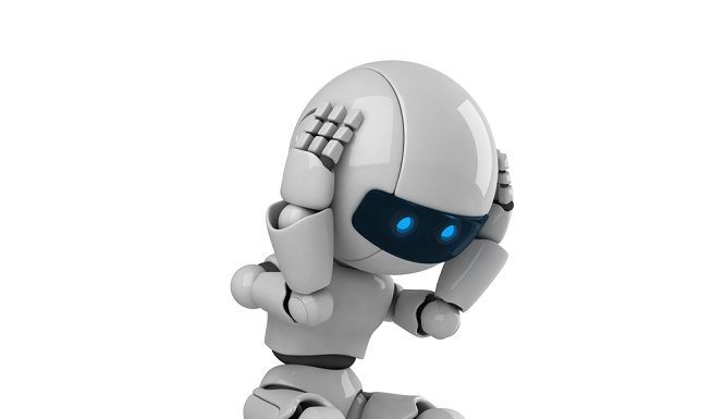 Create meme: robot , sad robot, The robot is a robot