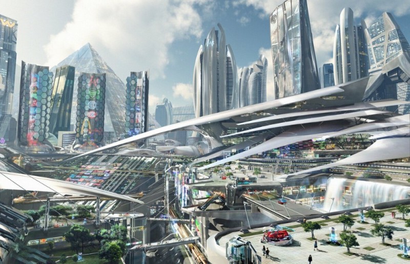 Создать мем: красивый город будущего, будущее, город будущего проект