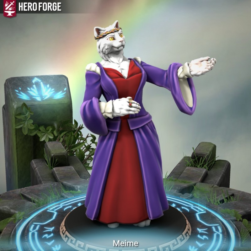 Create meme: Toriel the Queen, hero forge, the characters of tales of zestiria 