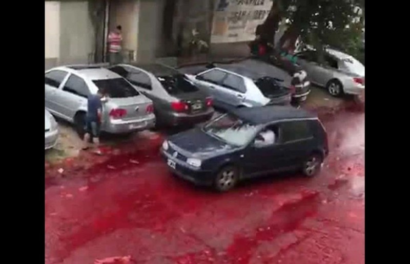 Create meme: disco accident, blood on the streets, in the blood