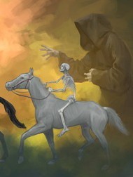 Создать мем: картины маслом 4 всадника, всадники апокалипсиса всадник на белом коне, четыре всадника