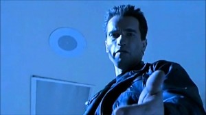 Create meme: Arnold Schwarzenegger, terminator, Schwarzenegger terminator 2