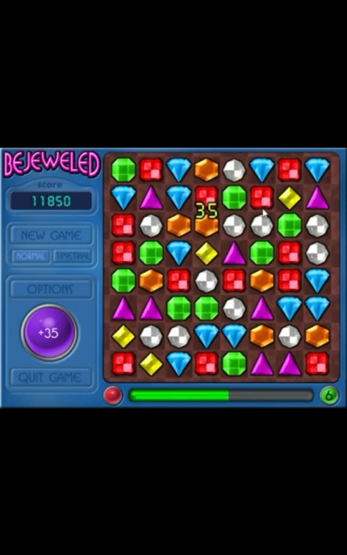 Создать мем: кристаллики даймонд игра, bejeweled deluxe, bejeweled twist