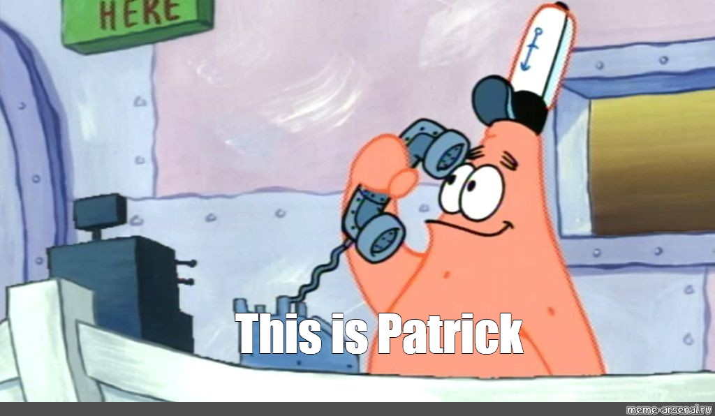 This is Patrick