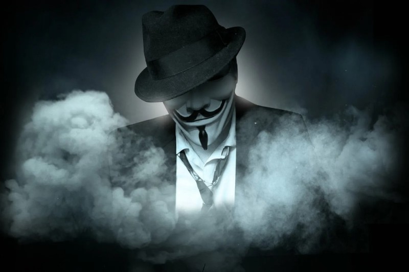 Создать мем: ёкарный бабай анонимус, anonymous blackout, anonymous