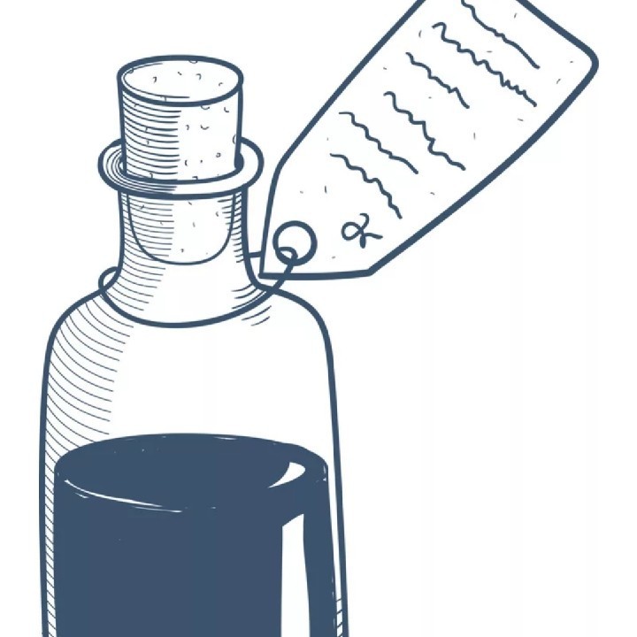 Create meme: a bottle of medicine, Medicine drawing, Picture of a bottle