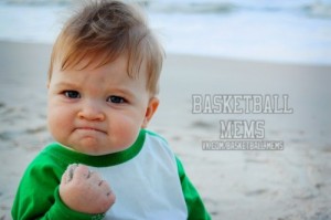 Create meme: yes kid basketball mems